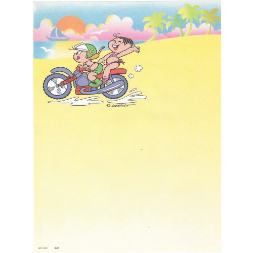 Papel de Carta Antigo Mônica (CAM) A4