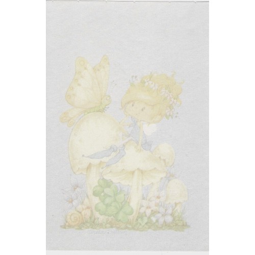 Mini Papel de Carta Antigo Fadinha Encantada (CAZ)