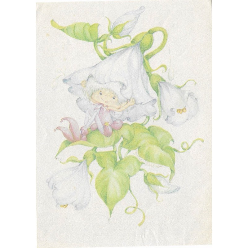 Papel de Carta Antigo M Fadinha Encantada (CLL)