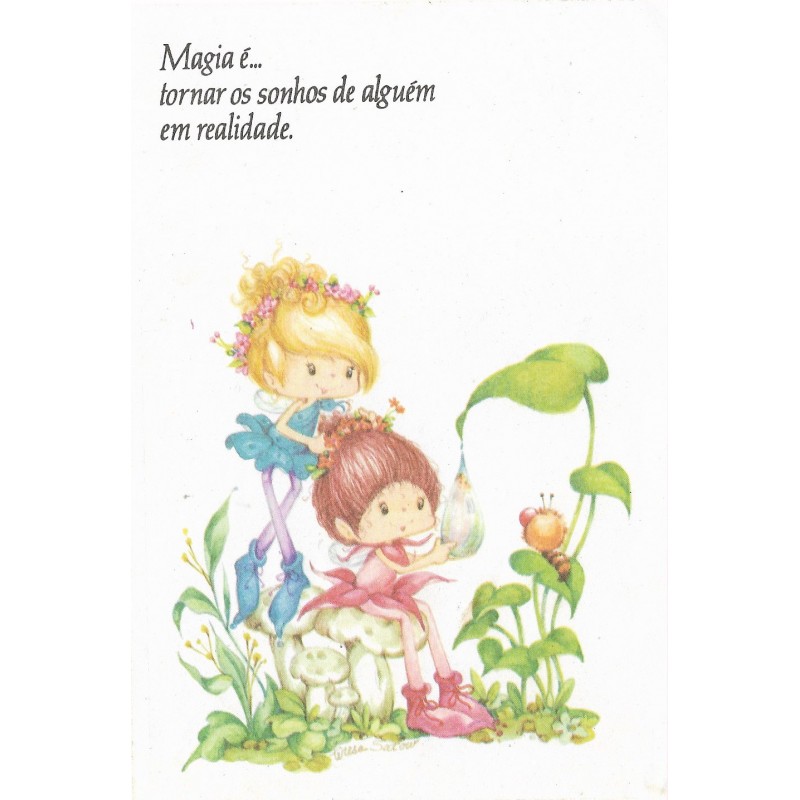 Papel de Carta Antigo M Fadinha Encantada (CMA)