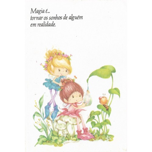 Papel de Carta Antigo M Fadinha Encantada (CMA)