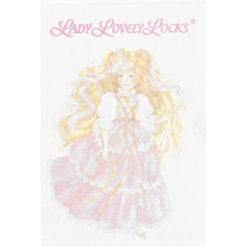 Mini Papel de Carta Antigo Lady Lovely Locks