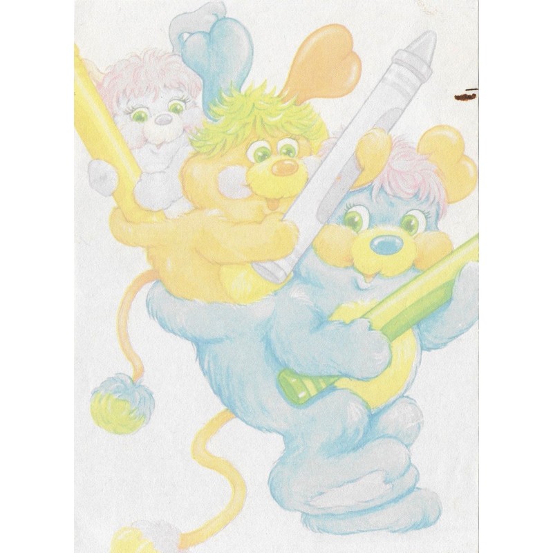 Papel de Carta AVULSO Antigo M Popples II