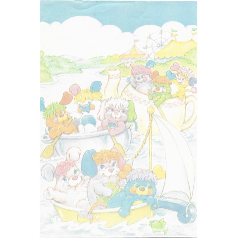 Papel de Carta Antigo G Popples