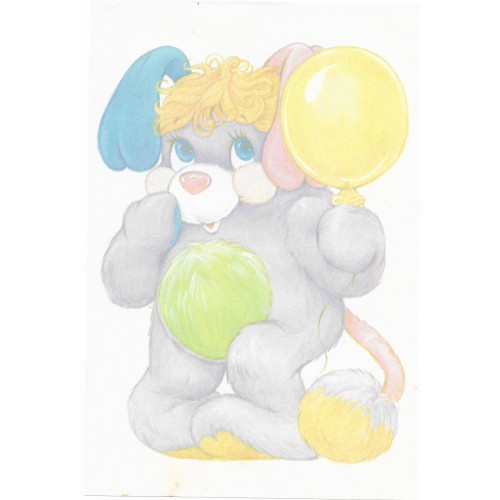 Papel de Carta Antigo G Popples II