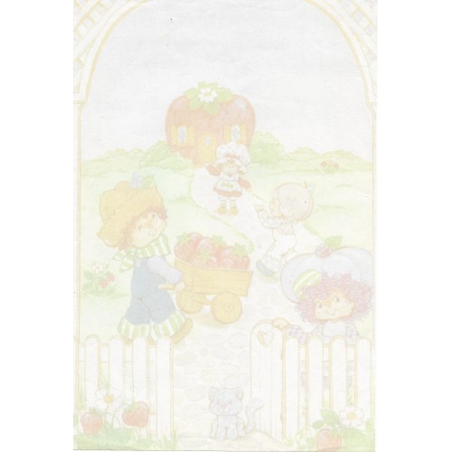 Papel de Carta Antigo G Turma da Moranguinho