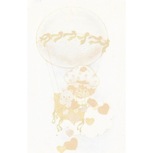 Mini Papel de Carta Antigo Moranguinho