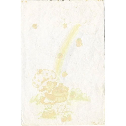 Mini Papel de Carta Antigo Moranguinho (Arco-Iris)