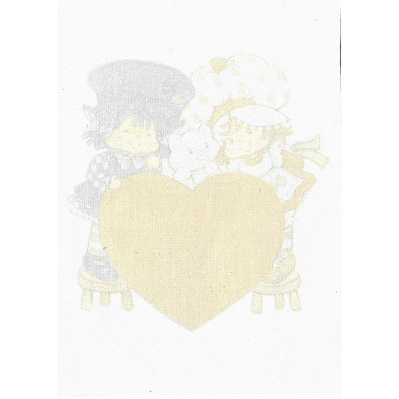 Papel de Carta Antigo M Moranguinho & Uvinha