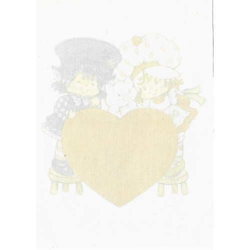 Papel de Carta Antigo M Moranguinho & Uvinha