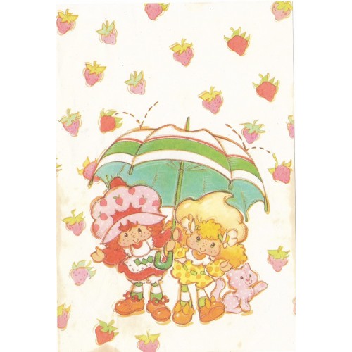 Papel de Carta Antigo M Moranguinho & Laranjinha