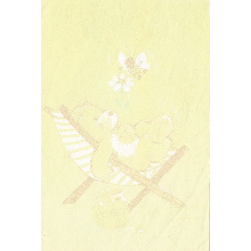 Mini Papel de Carta Antigo Ursinhos Carinhosos (CAM)