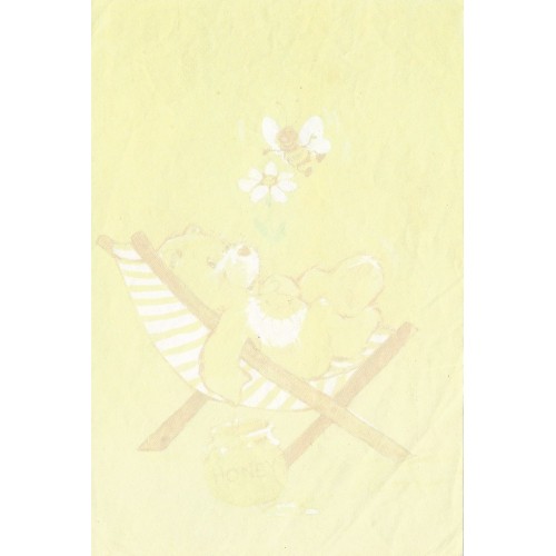 Mini Papel de Carta Antigo Ursinhos Carinhosos (CAM)