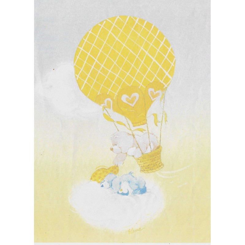 Papel de Carta Antigo M Ursinhos Carinhosos (CNU)