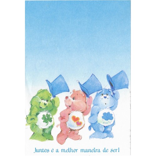 Papel de Carta Antigo M Ursinhos Carinhosos Juntos