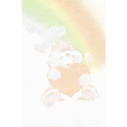 Papel de Carta Antigo G Ursinhos Carinhosos (CHA)