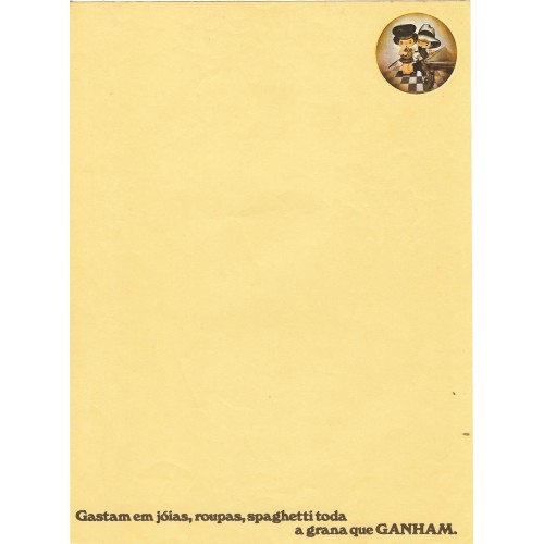 Papel de Carta Coleção Os Intocáveis Bandidinho G5