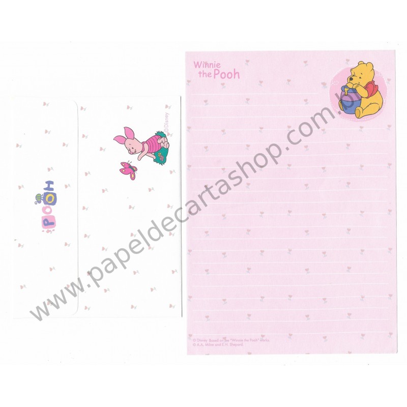 Conjunto de Papel de Carta Disney Pooh (CRS)