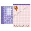 Conjunto de Papel de Carta Disney Pooh - Village