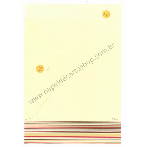 Conjunto de Papel de Carta Disney Pooh (CRS)