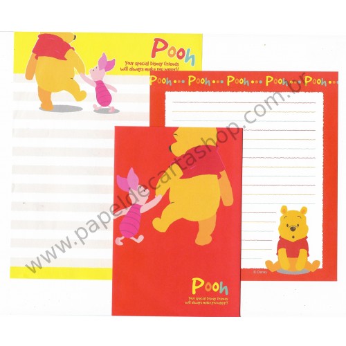 Conjunto de Papel de Carta Disney Winnie the Pooh Friends