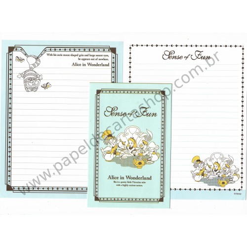 Conjunto de Papel de Carta Disney Alice in Wonderland Sense Of Fun