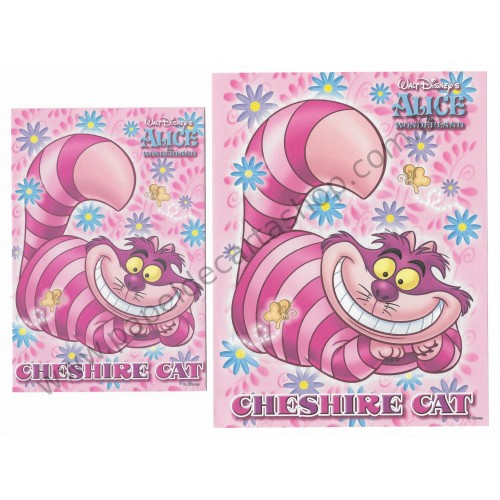 Conjunto de Papel de Carta Disney Alice Cheshire Cat