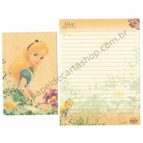 Conjunto de Papel de Carta Disney Classic Alice (CLA)