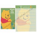 Conjunto de Papel de Carta Disney Winnie The Pooh (CVD)