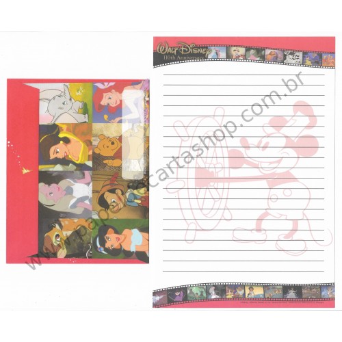 Conjunto de Papel de Carta Walt Disney 110th Anniversary (I)