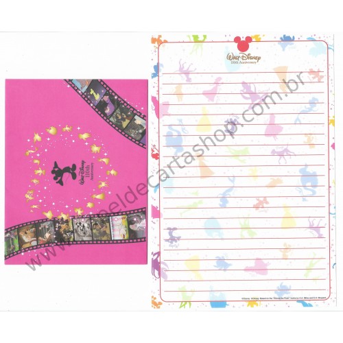 Conjunto de Papel de Carta Walt Disney 110th Anniversary (II)