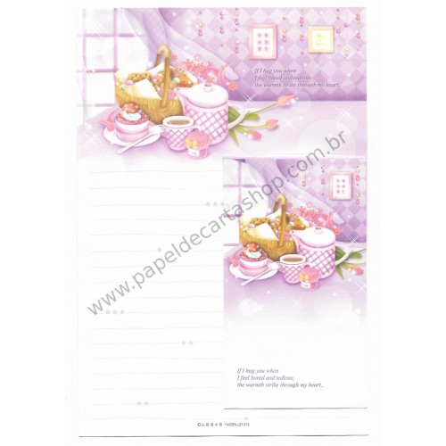 Conjunto de Papel de Carta Importado Sweet - YM