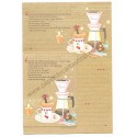 Conjunto de Papel de Carta Importado Cappuccino - YM