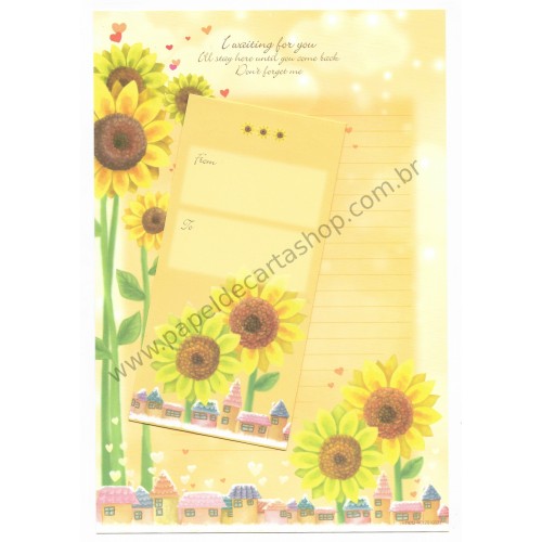 Conjunto de Papel de Carta Importado Waiting for You - i-Neu