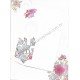 Conjunto de Papel de Carta Antigo (Vintage) Flores A4 - RÖSSLER PAPIER