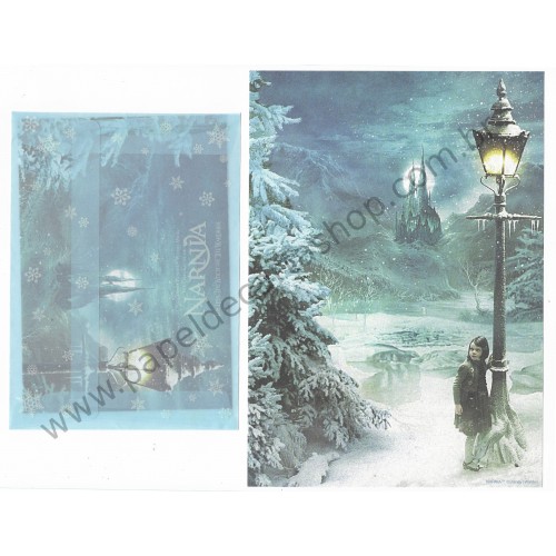 Conjunto de Papel de Carta The Chronicles of Narnia - Disney