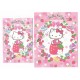 Ano 2013. Conjunto de Papel de Carta Hello Kitty Cupcakes Sanrio