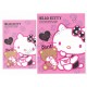 Ano 2013. Conjunto de Papel de Carta Hello Kitty Being Together Sanrio