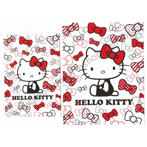 Ano 2014. Conjunto de Papel de Carta Hello Kitty Red Ribbons Sanrio