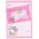 Ano 2011. Conjunto de Papel de Carta Hello Kitty Tiny Friends Sanrio