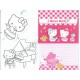 Ano 2009. Conjunto de Papel de Carta Hello Kitty Piano Sanrio