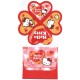 Ano 2007. Cartão Hello Kitty Valentines Sanrio