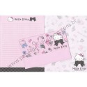 Ano 2005. Conjunto de Papel de Carta Hello Kitty Dress-Up Sanrio