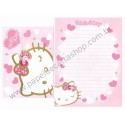 Ano 2005. Conjunto de Papel de Carta Hello Kitty Ribbon Kt Sanrio