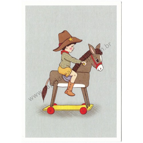 Cartão Postal Donkey - Belle & Boo