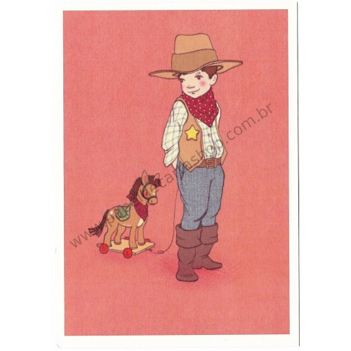 Cartão Postal Yeehaw - Belle & Boo