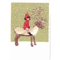 Cartão Postal Me & My Reindeer - Belle & Boo
