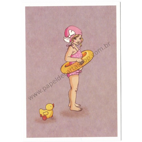 Cartão Postal Mermaid - Belle & Boo
