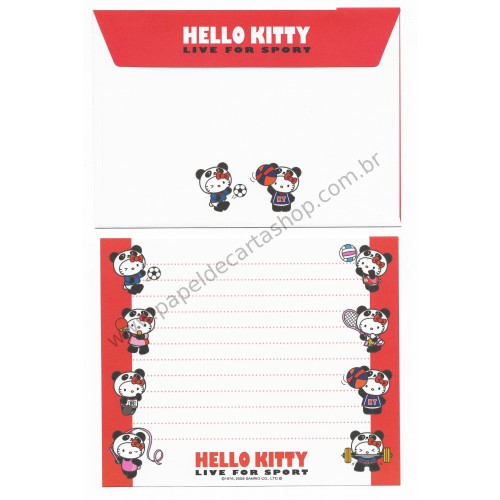 Ano 2008. Kit 6 Conjuntos Hello Kitty Live for Sport Sanrio