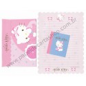 Ano 2006. Conjunto de Papel de Carta Hello Kitty Kt Bear - Sanrio